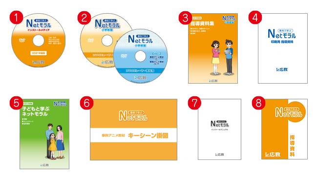 2023年度「事例で学ぶNetモラル」最新版のセット内容